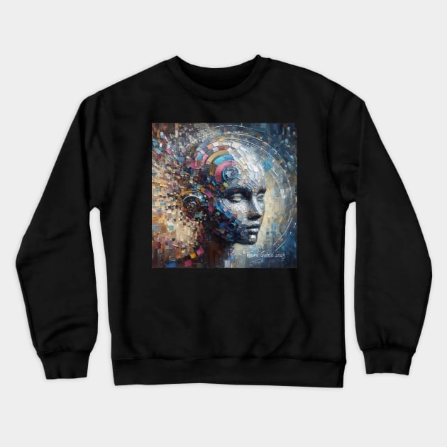 AI Crewneck Sweatshirt by roxanegabriel